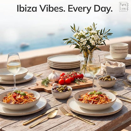 32 Piece Stoneware Dinnerware Set - Image 2