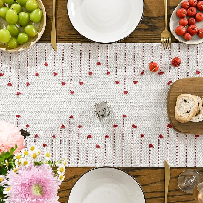 Artoid Mode Red Boho Table Runner - Image 7