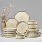 HaWare Dinnerware Sets, 16-Piece Plates and Bowls Set, Stoneware Dish Set by HaWare