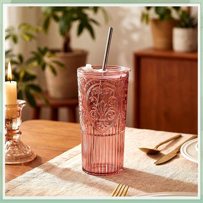 12 Set 20oz Vintage Plastic Tumbler - Image 5