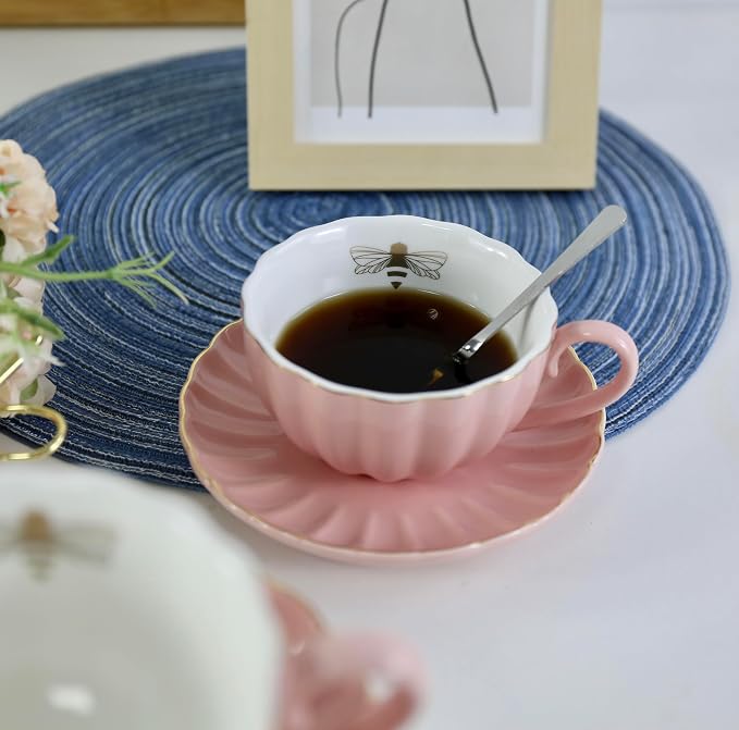 Ceramic Cup& Saucer Set - Image 7