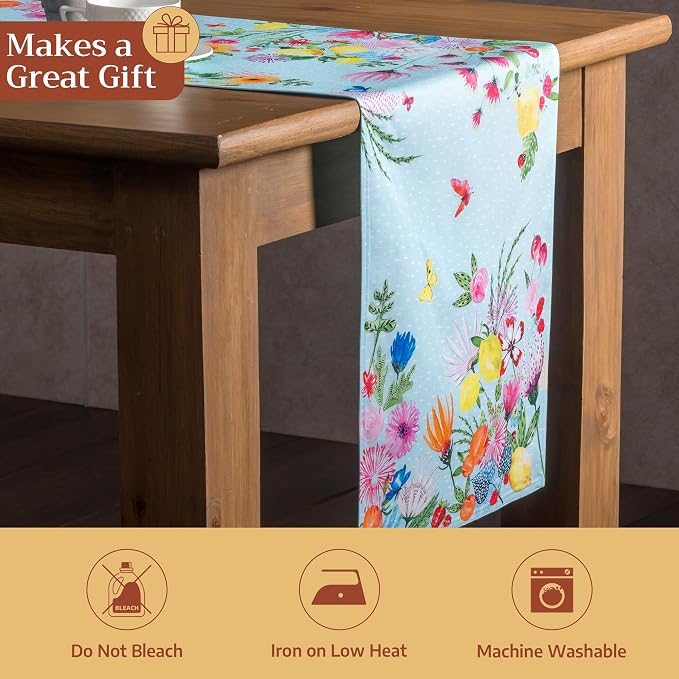 Maison d' Hermine Table Runner 100% Cotton 14.50" x 72" | Table Runners 72 - Image 5