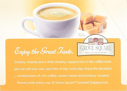 Grove Square Caramel Cappuccino 96 Single Serve Cups - Image 6