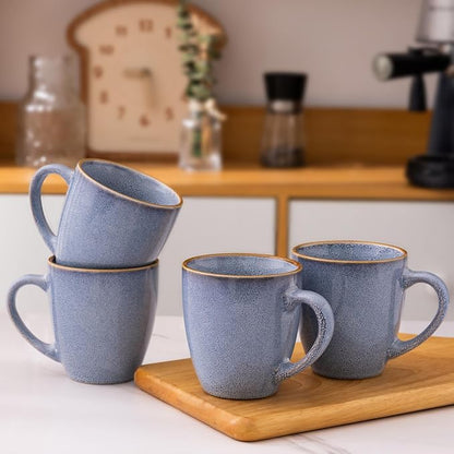 GBhome Ceramic Coffee Mugs Set of 6, 12oz Stoneware Coffee Mugs Set - Image 6