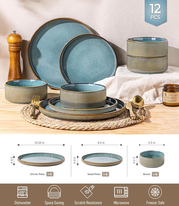 GBHOME Stoneware Dinnerware Sets - Image 8