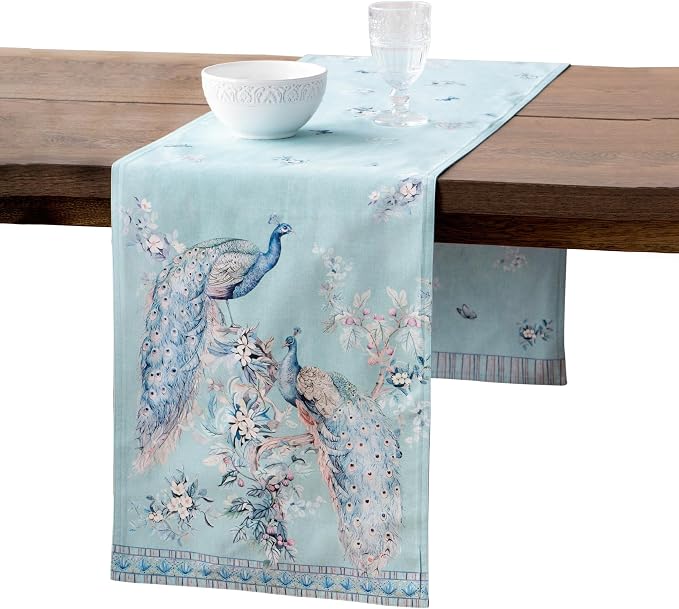 Maison d' Hermine Table Runner 100% Combed Cotton 14.5"x108" | Table Runners by MaisondHermine