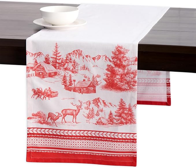 Maison d' Hermine Table Runner 100% Cotton 14.50" x 108" | Table Runners 108 by MaisondHermine