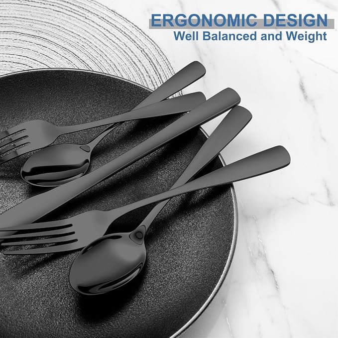 BEWOS 20 Piece silverware set - Image 4