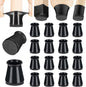 Aneaseit Chair Leg Floor Protectors - Felt Bottom Silicone Pads for Hardwood Floors & Furniture Feet - Chair Leg Caps - Rubber Caps for Chairs - Floor Protectors for Furniture