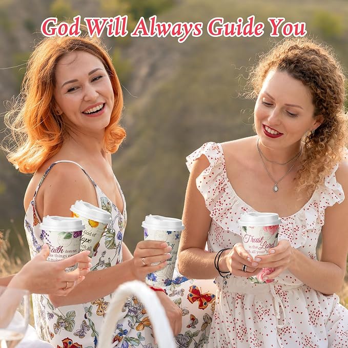 Dandat 50 Pcs Christian Disposable Coffee Cups - Image 7