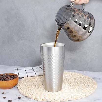 Beasea Stainless Steel Cups 19 oz, 6 Pack Large 18.6oz 550ml Stainless Steel - Image 6