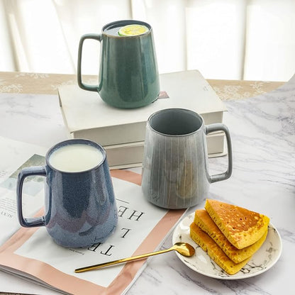 Large Ceramics Coffee Mugs, 24 OZ, Large Handle Design, Extra Large Tea and - Image 6