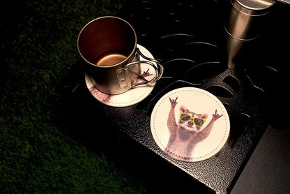 Novelty Raccoon Coasters for Drinks - Image 4