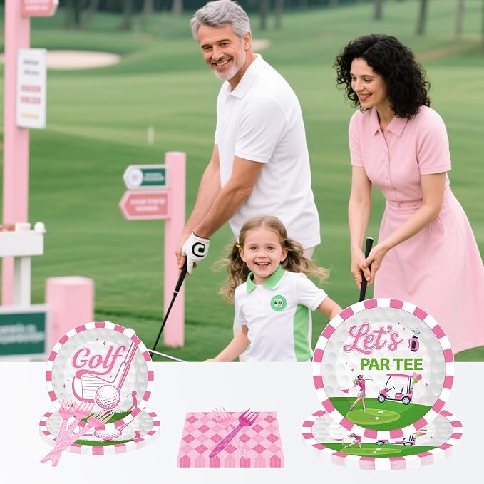 96 Pcs Golf Party Decorations, Cute Golf Themed Tableware Set Party Supplies - Image 5