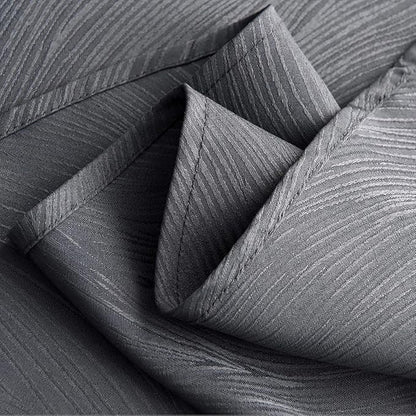 maxmill Round Jacquard Tablecloths Swirl Pattern Spillproof Wrinkle Free Heavy Weight Soft Table Cloth for Circular Table Cover of Buffet Banquet Parties Holiday Dinner Round 90 Inch Charcoal