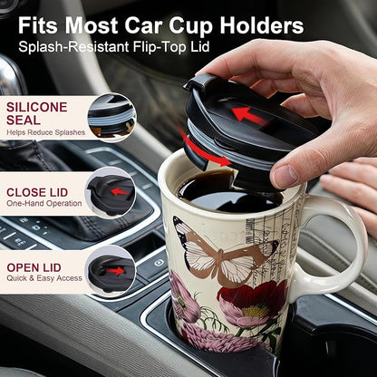 Topadorn 17oz Ceramic Travel Mug - Image 3