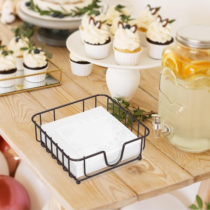 Napkin Holder for Table, Napkin Holders for Paper Napkins, GMFINE Flat Modern - Image 6