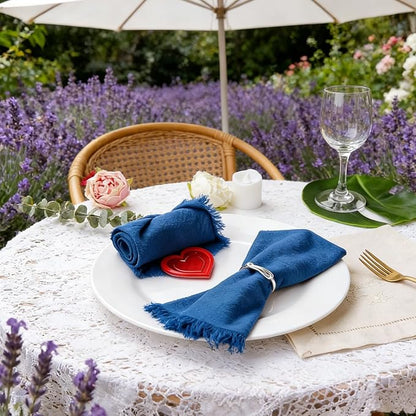 12Pcs Silver Infinity Knot Napkin Rings, Metal Decorative Table Napkin Holders - Image 5