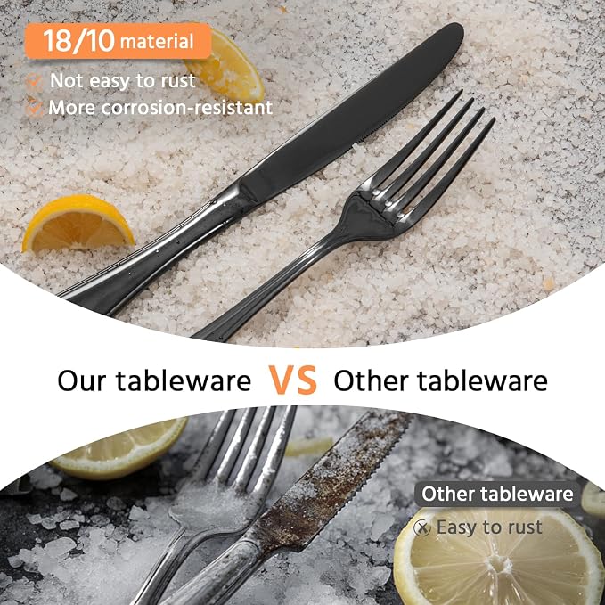 18/10 Stainless Steel Silverware Set - Image 8