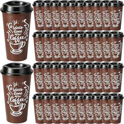 Honeydak 45 Pack 16 oz Reusable Coffee Cups by Honeydak