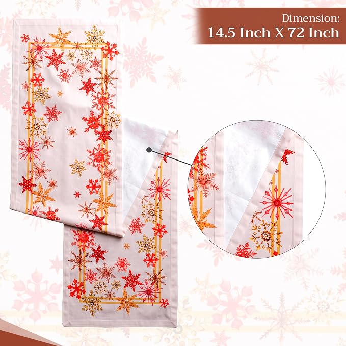 Maison d' Hermine Table Runner 100% Cotton 14.50" x 72" | Table Runners 72 - Image 4
