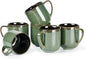 LERATIO Ceramic Coffee Mugs Set of 6, 12oz Handmade Coffee Mugs Set | Large by LeRatio