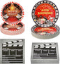 180Pcs Movie Night Party Supplies Paper Plates and Napkins Serve 60 | by Hpscdyo