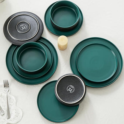 Ceramic Dinner Plates, 10.25 Inch, Set - Image 7