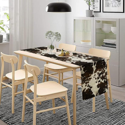 Cow Print Table Runner, 13x108 Inch - Image 3