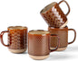GBhome Coffee Mugs Set of 4, 16 oz Coffee Cups by GBhome