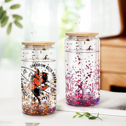 AGH 16OZ Snow Globe Glass Tumbler, 8 Pack Sublimation Glass - Image 6