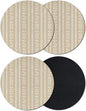 Modern Minimalist Coasters Set of 4, Absorbent Coasters by Unknown