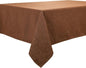 BALCONY & FALCON Rectangle Tablecloth 47" x 63" Washable Wrinkle Resistant and Water Proof Table cloth, Decorative Linen Fabric Tablecloths for Dining, Parties, Kitchen, Wedding and Outdoor Use, Brown