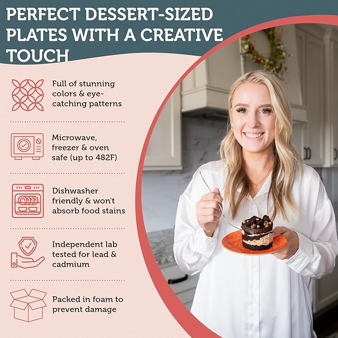 Dessert Plates - Small 6 Inch Plate - Image 4