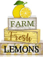 Moucuny 4 Pcs Summer Lemon Decor Summer Table Decorations Farm Fresh Lemons by Moucuny