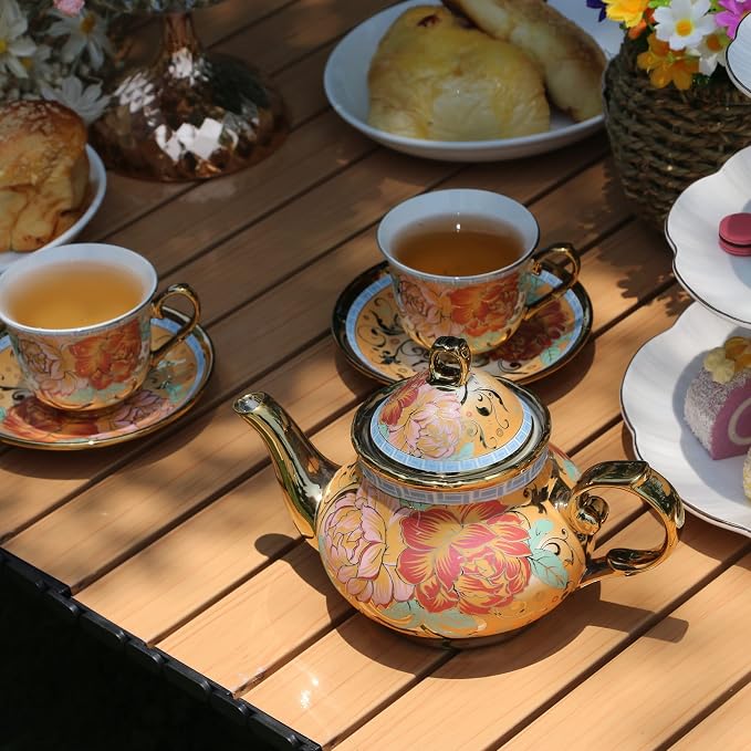20 Pieces Porcelain Tea Set - Image 4