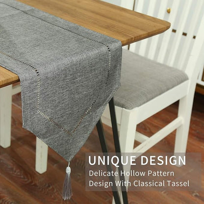 Tosewever Decorative Linen Table Runner - Image 4