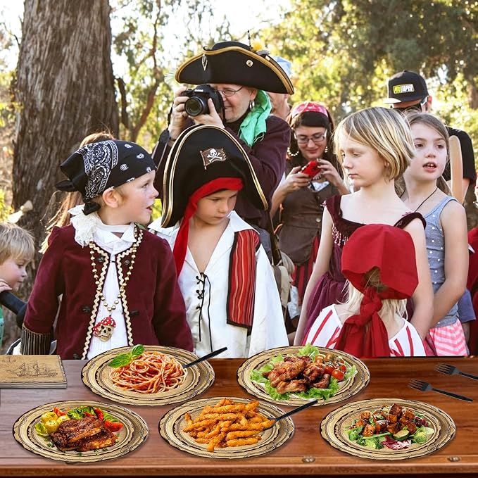 100 Pcs Disposable Pirate Tableware Set - Image 4