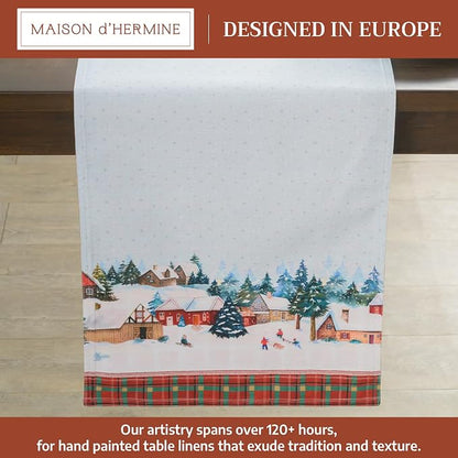 Maison d' Hermine Table Runner 100% Cotton 14.50" x 72" | Table Runners 72 - Image 2