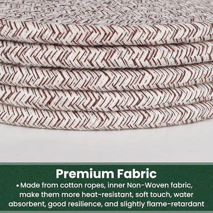 8 Inch Trivets for Hot Dishes, Hot Pots and Pans, Thick Heat Resistant - Image 3
