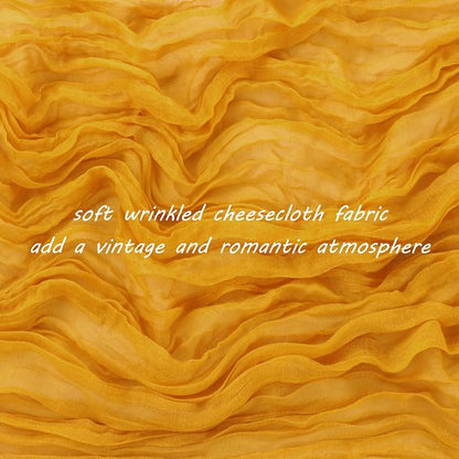 12 Pack 10Ft Cheesecloth Table Runner 35x120 Inch Boho Gauze Table Runner - Image 3