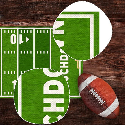 Nepnuser American Football Court Table Runner Touch Down Football Birthday - Image 4