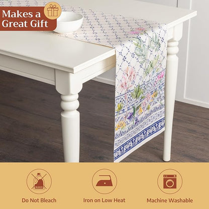 Maison d' Hermine Table Runner 100% Cotton 14.50" x 108" | Table Runners 108 - Image 5