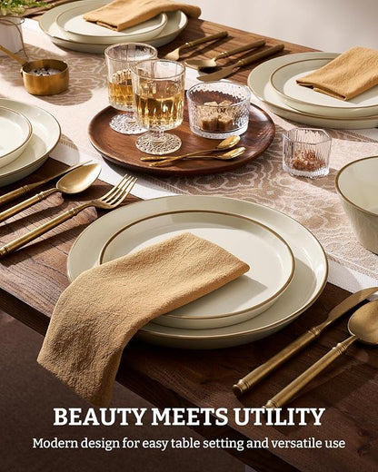 Famiware Saturn Dinnerware Sets, Ceramic Dishes - Image 3