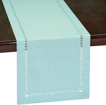 Grelucgo Handcrafted Solid Color Dining Table Runner, Dresser Scarf, by Grelucgo
