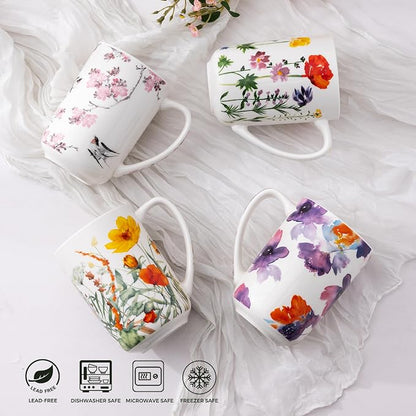 AmorArc Tea Cup With Infuser and Lid, 18oz Loose Leaf Tea Mug With Steeper | - Image 7