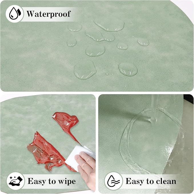 Faux Leather Placemats Set of 4 - Image 5
