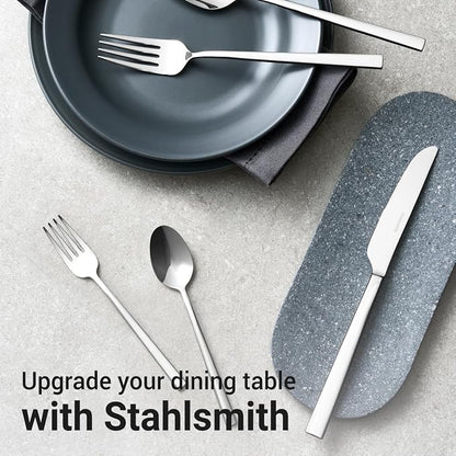 30-Piece Durable Silverware Set, 18/10 Stainless Steel Flatware | Dishwasher - Image 4