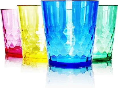 SCANDINOVIA - 8 Oz Unbreakable Cups - Vibrant Acrylic Tumblers, Shatterproof by SCANDINOVIA-UNIQUEUNBREAKABLETABLEWAREFORYOURAMAZINGHOME
