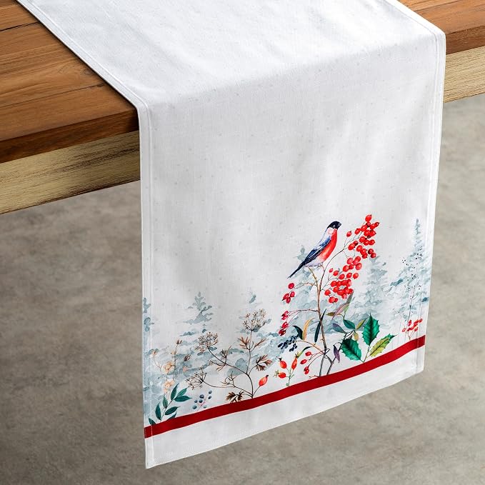 Maison d' Hermine Table Runner 100% Cotton 14.50" x 108" | Table Runners 108 - Image 9